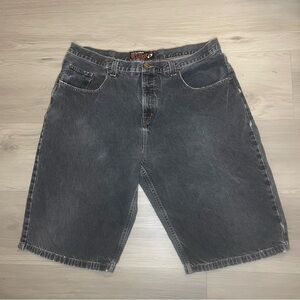 Vtg Anchor Blue Beyond Baggy Denim Shorts Size 42 Faded Y2K Jorts Skater Grunge